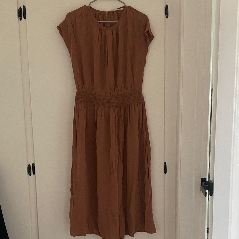 Everlane Terra Cotta Midi Dress